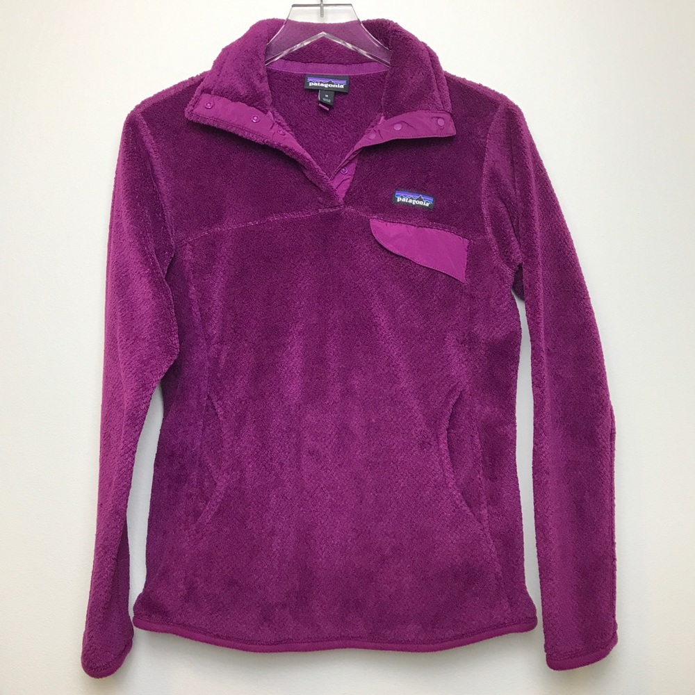 Patagonia Burgundy Re-Tool Snap-T Fleece Pullover